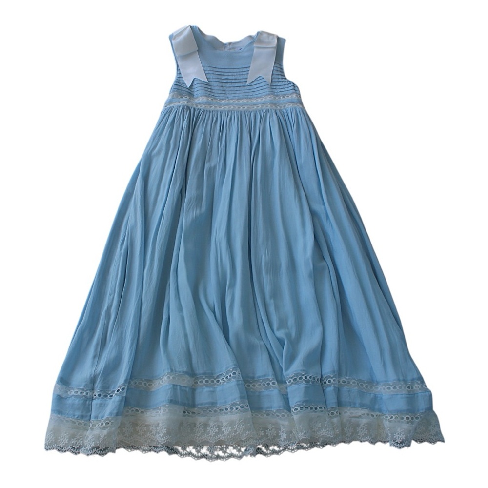 Heirloom Sleeveless Light Blue Dress. Size 10